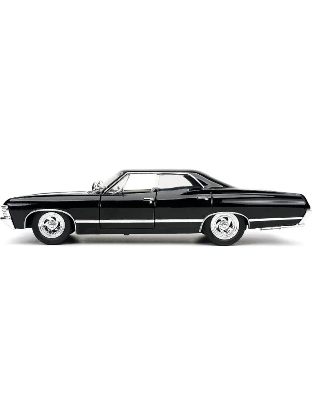 1967 Chevy Impala Die-cast Car with Dean Winchester Figure - Collectible Toy for